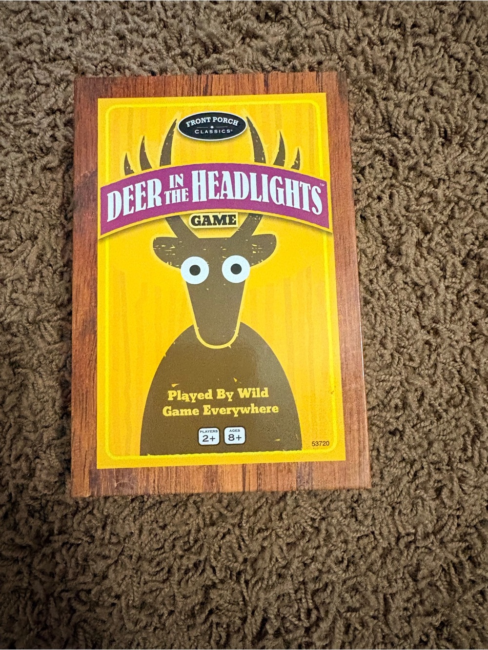 Deer in the Headlights Game - Yellow